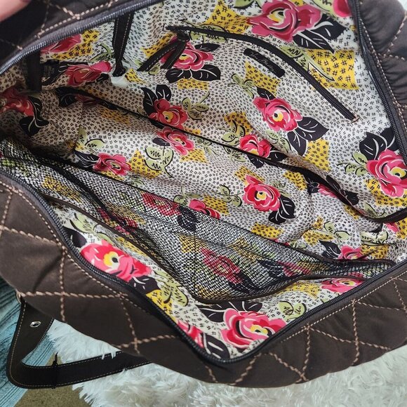 NWT Vera Bradley Espresso Oh Baby Diaper Bag - Picture 3 of 9